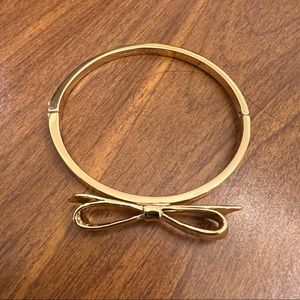 Kate Spade gold bow bangle